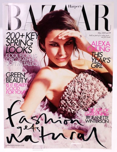 Harper's Bazaar (UK edition) May 2009-Alexa Chung-front cover-NEW-Weight: 508g