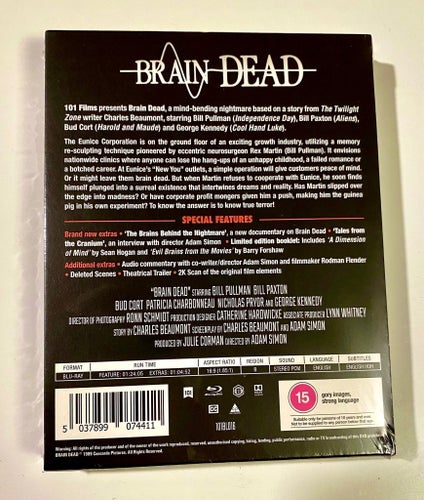 BRAIN DEAD • 101 films • Black Label Limited Edition • Bluray