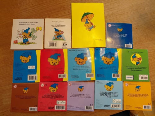 Bamse miniböcker 14 stycken