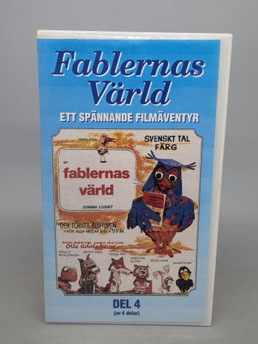 Fablernas värld Del 4 - Svenskt tal - VHS