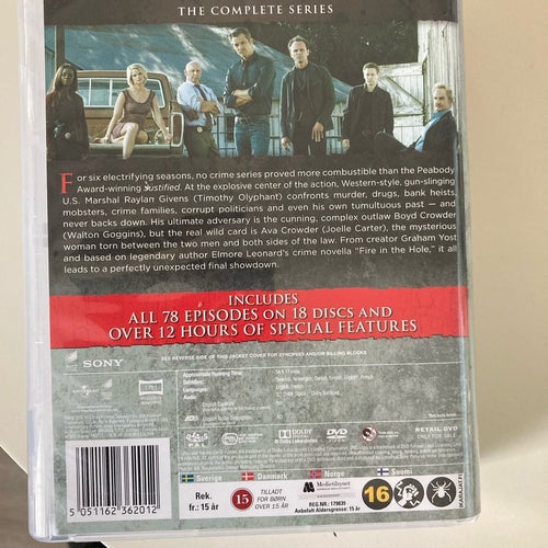 Justified - Hela serien! - Only ships within sweden