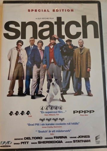Snatch (2000) - Benicio Del Toro/Brad Pitt - Inplastad DVD