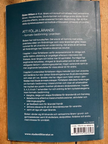 Att följa lärande av Dylan Wiliam, 2013