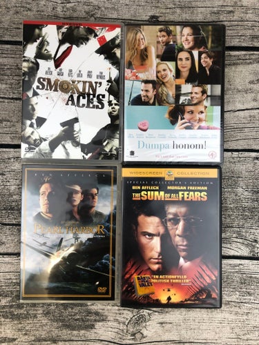 Filmer med Ben Affleck, smokin aces, Dumpa honom, Pearl Harbor