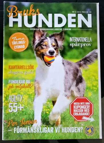 Brukshunden 2015/3 (Tidning Kantarellsök Para Agility55+ "Hälsa fint")