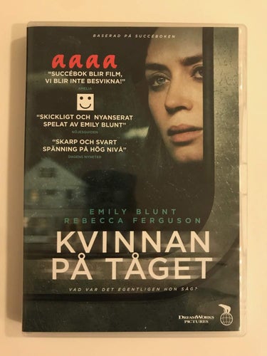 Kvinnan på tåget DVD