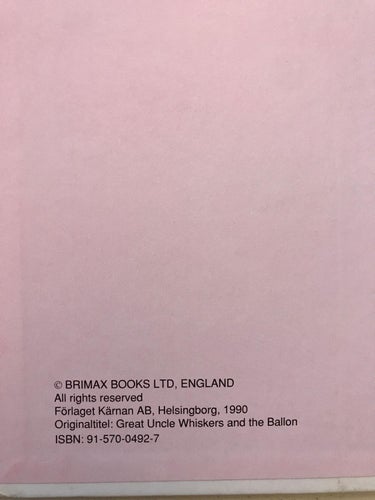 FAMILJEN MUS ÅKER LUFTBALLONG MED MORBROR MORRHÅR Hilary Lazell 1990