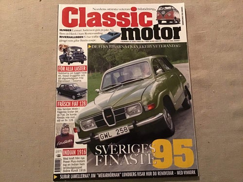 CLASSIC MOTOR NR 10 2006 SAAB 95,BENSINSTATIONER,MOPED MELLSTA,INDIAN