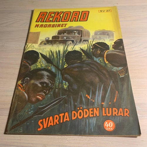 Tidningen Rekord Rekordmagasinet 1951 nr 27 - (baksidan saknas)