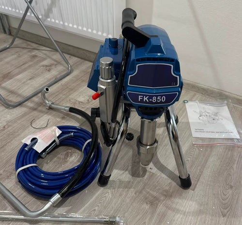 3500W 3300PSI 4,0L professionell airless sprutmaskin med 20M högtrycksslang