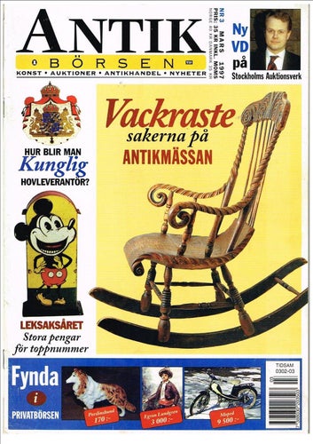 ANTIKBÖRSEN 1997 Nr 2, 3, 9, 11 = 4 tidningar