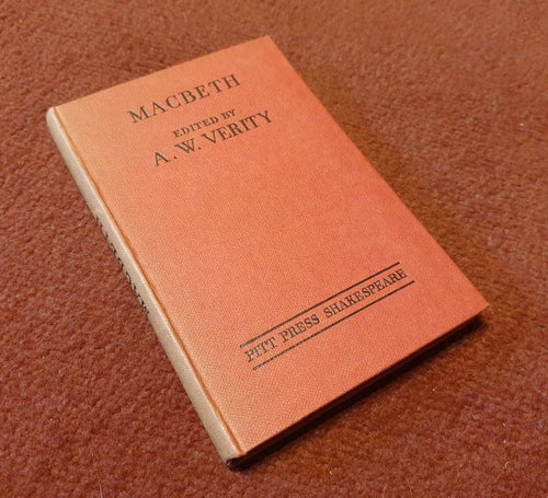 Macbeth by Shakespeare, William - tryckt 1958, inbunden, engelsk text