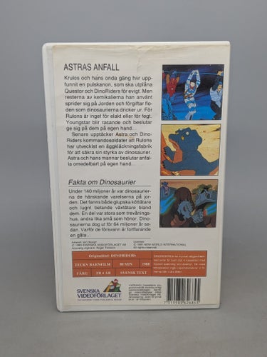 Dinoriders - Astras Anfall - Svenskt tal - VHS