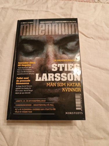 Män som hatar kvinnor av Stieg Larsson, 2005 (Inbunden, Nyskick!)