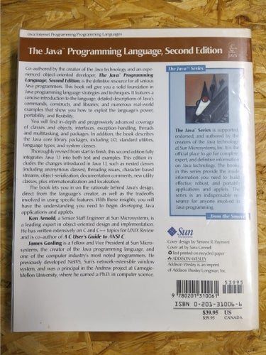 The Java Programming Language, Second Edition av Ken Arnold och James Gosling