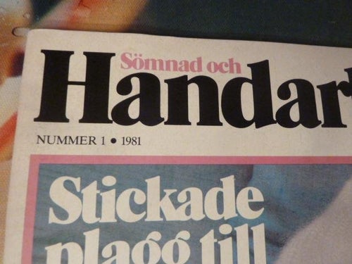 HANDARBETE, NR 1, 1981, TIDNING
