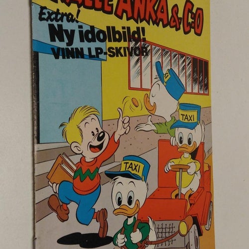 Kalle Anka 1984 nr 39 idolbild nr 4: Dan Corneliusson. Very Good plus