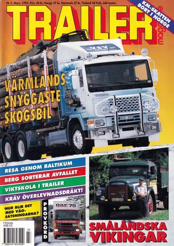 Trailer 1993-3 Daf 75 Stor Test..Volvo Viking Stort Bildreportage