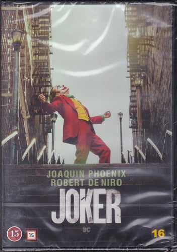 DVD / Joker / Jaoquin Phoenix, Robert De Niro, Zazie Beetz / Inplastad