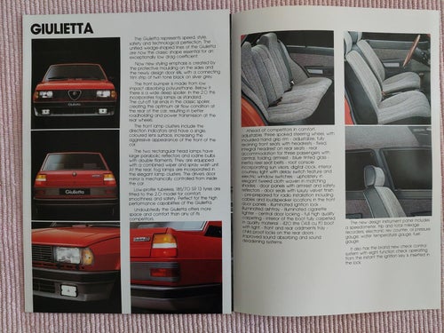 Alfa Romeo Giulietta 1983 in english ..