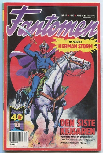 Fantomen 1990 nr 17 Den siste kejsaren / Herman Storm , Rick