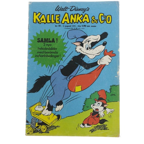 Kalle Anka & C:O - 1973 - NR 31 - Indianhövdingar
