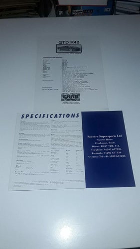 R42 Spectre 10 sidor tryckt 1995 engelsk text