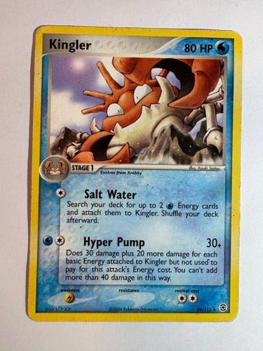 Kingler - Fire Red & Leaf Green - Pokémon