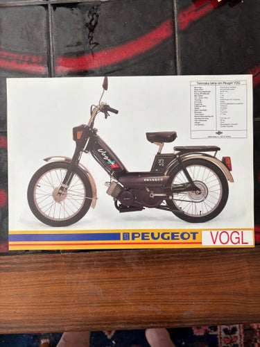 Peugeot Vogl moped brochyr
