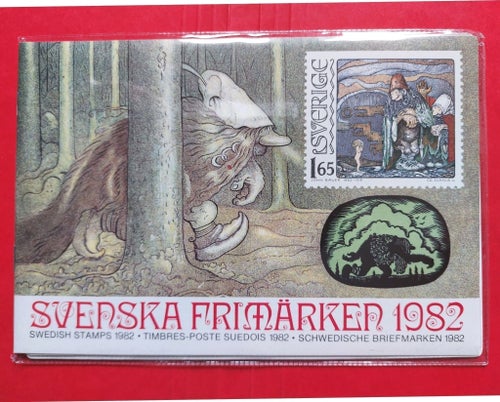 Postens årssats 1982, obruten originalförpackning. Fac.600 kr.