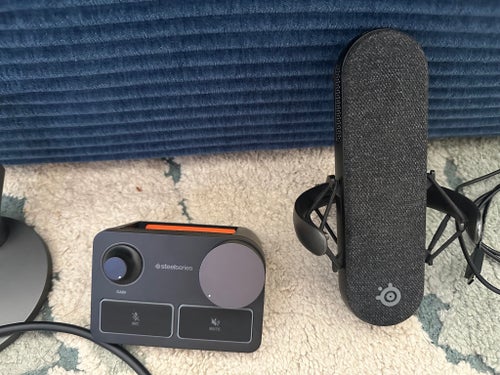 SteelSeries Alias Pro XLR-mikrofon med Stream Mixer