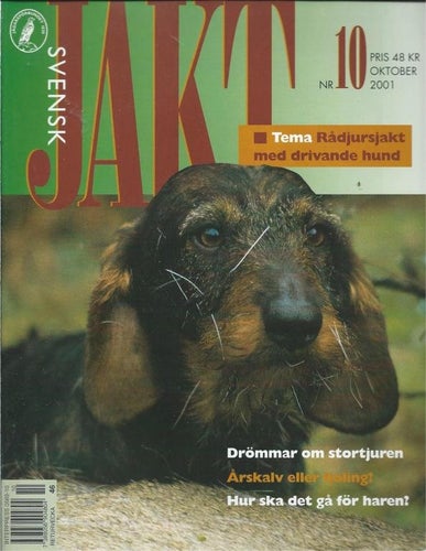 SVENSK JAKT- NR 10 2001 -Tema : Rådjursjakt