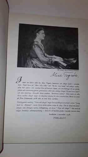 Visor och sånger tonsatta av Alice Tegnér (1952)