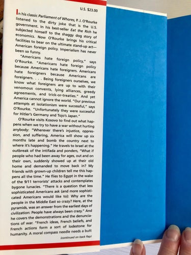 PEACE KILLS America's Fun New Imperialism P.J. o'Rourke 2004