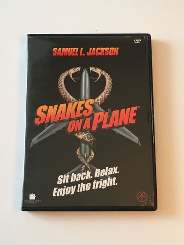 Snakes on a plane (Samuel L. Jackson och Julianna Margulies, 2006). Beg. DVD