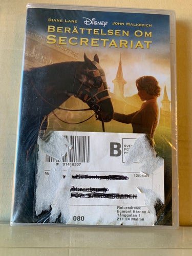 Berättelsen om Secretariat, INPLASTAD, Dvd