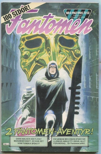 Fantomen 1987 nr 4 Will Eisner Spirit (2 Fantomen äventyr)