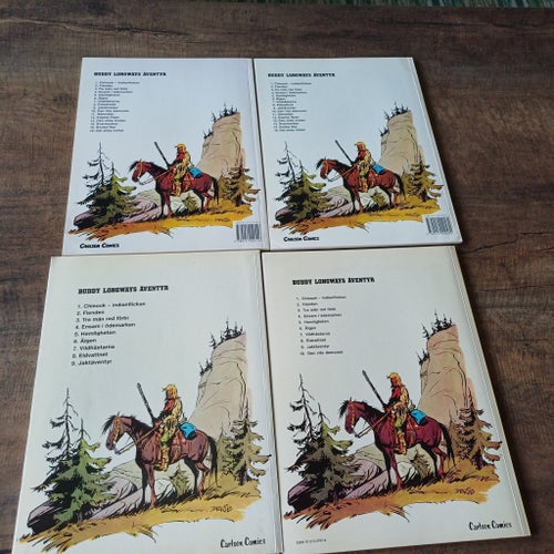 Buddy Longways Äventyr - Seriealbum av Derib, blandade årgångar