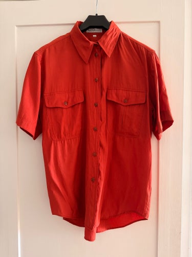 Kurt Kellermann - Roströd/orange skjorta / blus - Stl C50