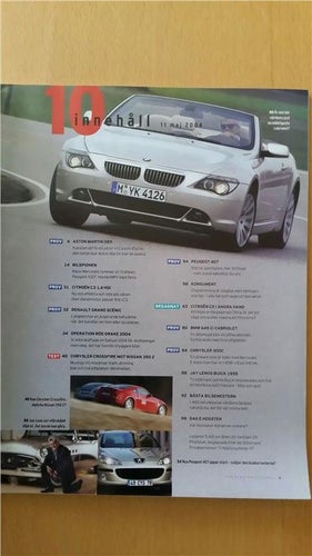 Teknikens Värld nr 10 2004: Chrysler 300C + Crossfire, Nissan 350Z, BMW 645 Ci