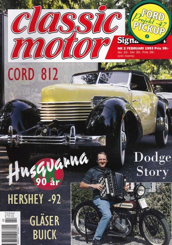 Classic 1993-2 Citroen B11.Cord.Dodge.Husqvarna.Karmann-Ghia