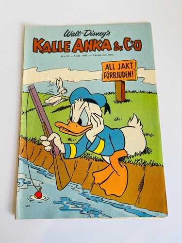 Walt Disney´s Kalle Anka & C:o  x 2 . Nr 39   & 41  - 1963