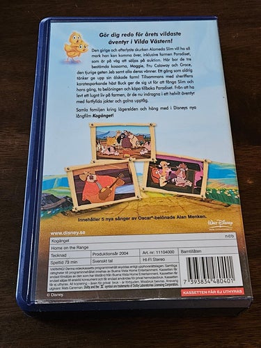 KOGÄNGET .VHS Svenskt tal tecknad film