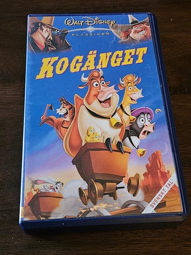 KOGÄNGET .VHS Svenskt tal tecknad film