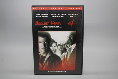 Dödligt Vapen 4 (DVD)