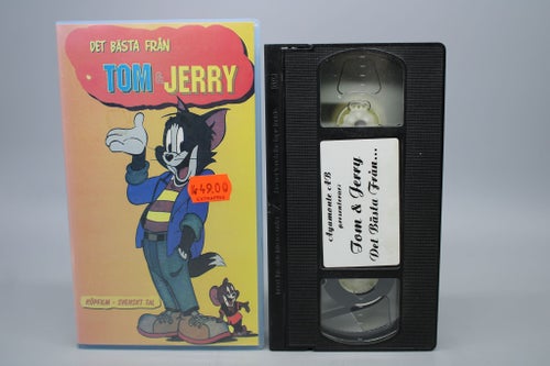 Det bästa från Tom & Jerry , Svenskt tal (VHS)