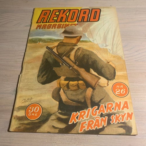 Tidningen Rekord Rekordmagasinet 1944 nr 26 - (baksidan saknas)