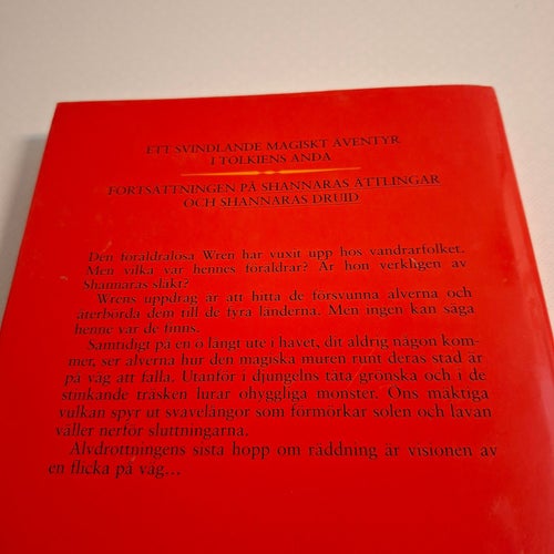 Shannaras alvdrottning av Brooks, Terry (inb m skyddsomslag) 1995