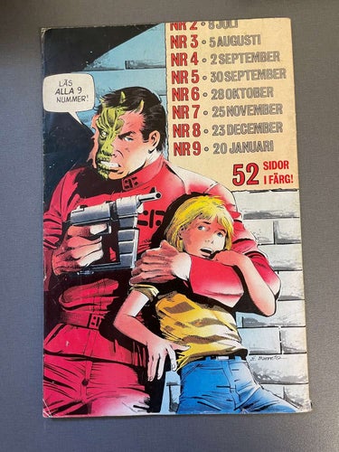 V Serien Nummer 1, 1986. Förstanummer.
