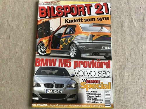 BILSPORT NR 21 2004 BMW M5,GATBILAR I STRÄNGNÄS,KADETT ,VOLVO S80,VOLVO AMAZON